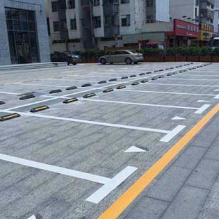 哈爾濱停車場道路、地下停車場標(biāo)線